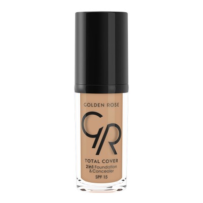 GOLDEN ROSE Total Cover 2 in 1 Foundation & Concealer 18